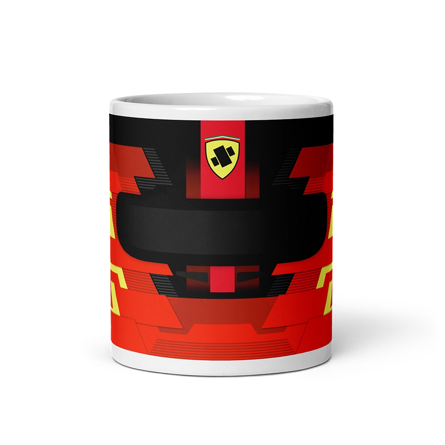 Carlos Sainz Ferrari 2024 F1 Helmet Mug