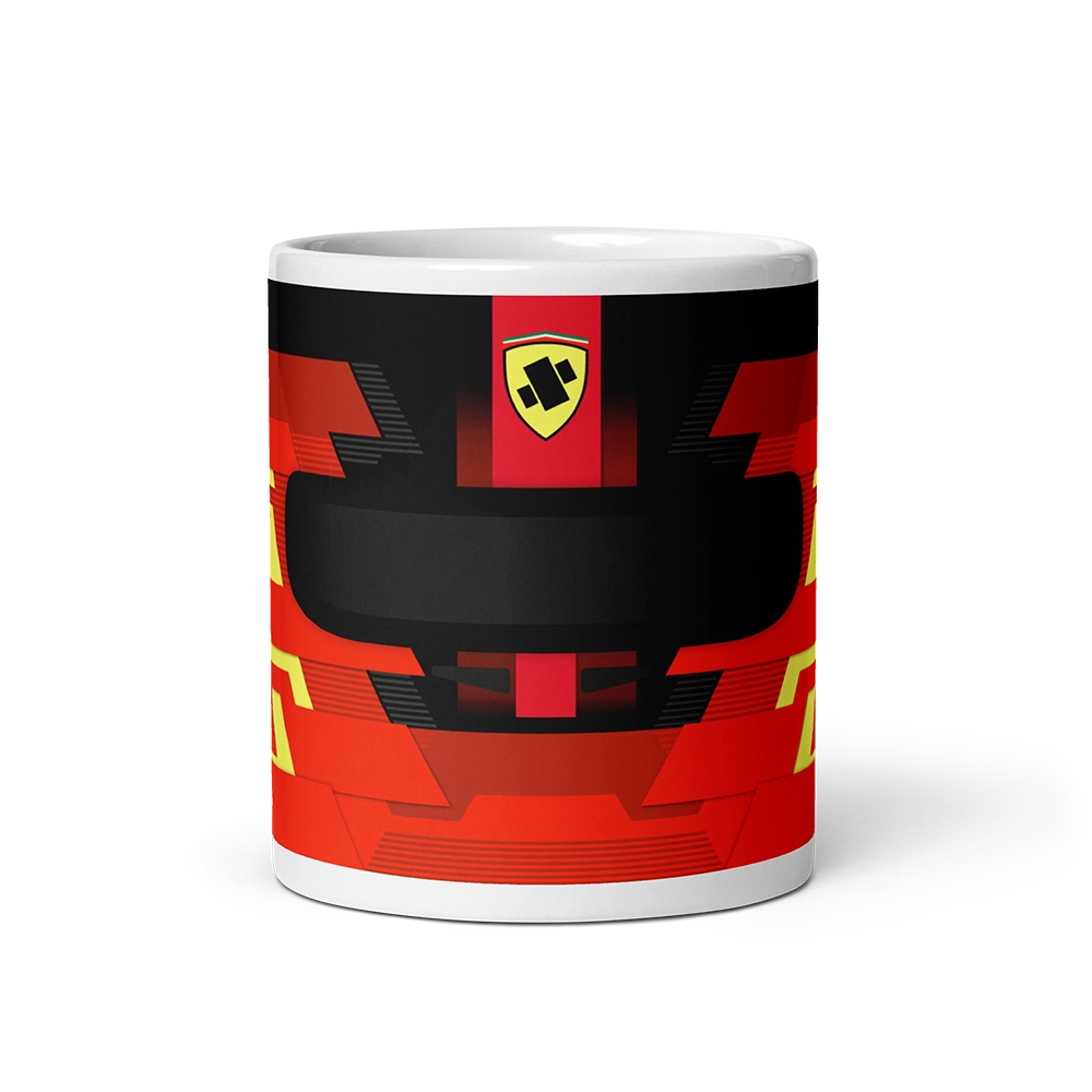 Carlos Sainz Ferrari 2024 F1 Helmet Mug