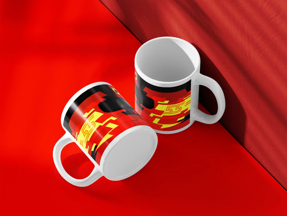 Carlos Sainz Ferrari 2024 F1 Helmet Mug