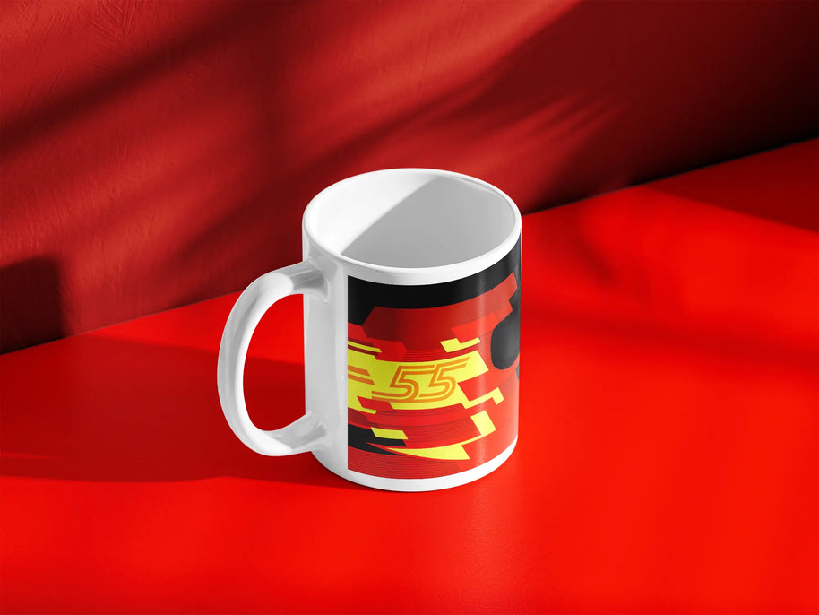 Carlos Sainz Ferrari 2024 F1 Helmet Mug