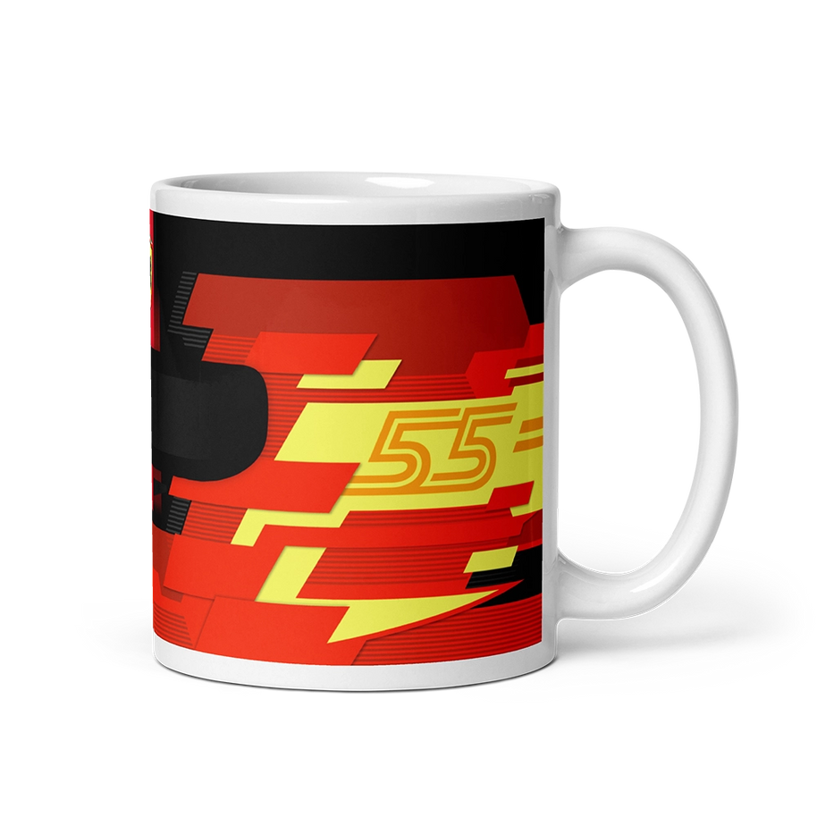 Carlos Sainz Ferrari 2024 F1 Helmet Mug