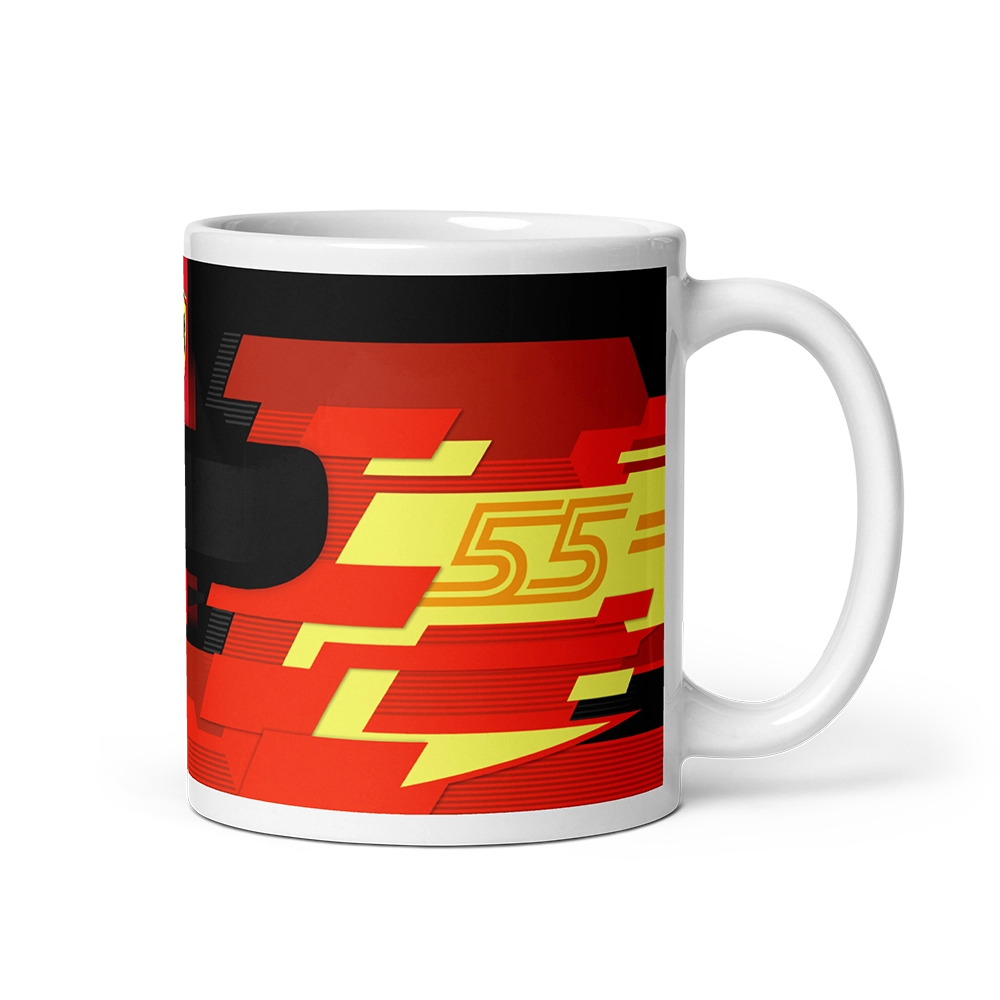 Carlos Sainz Ferrari 2024 F1 Helmet Mug