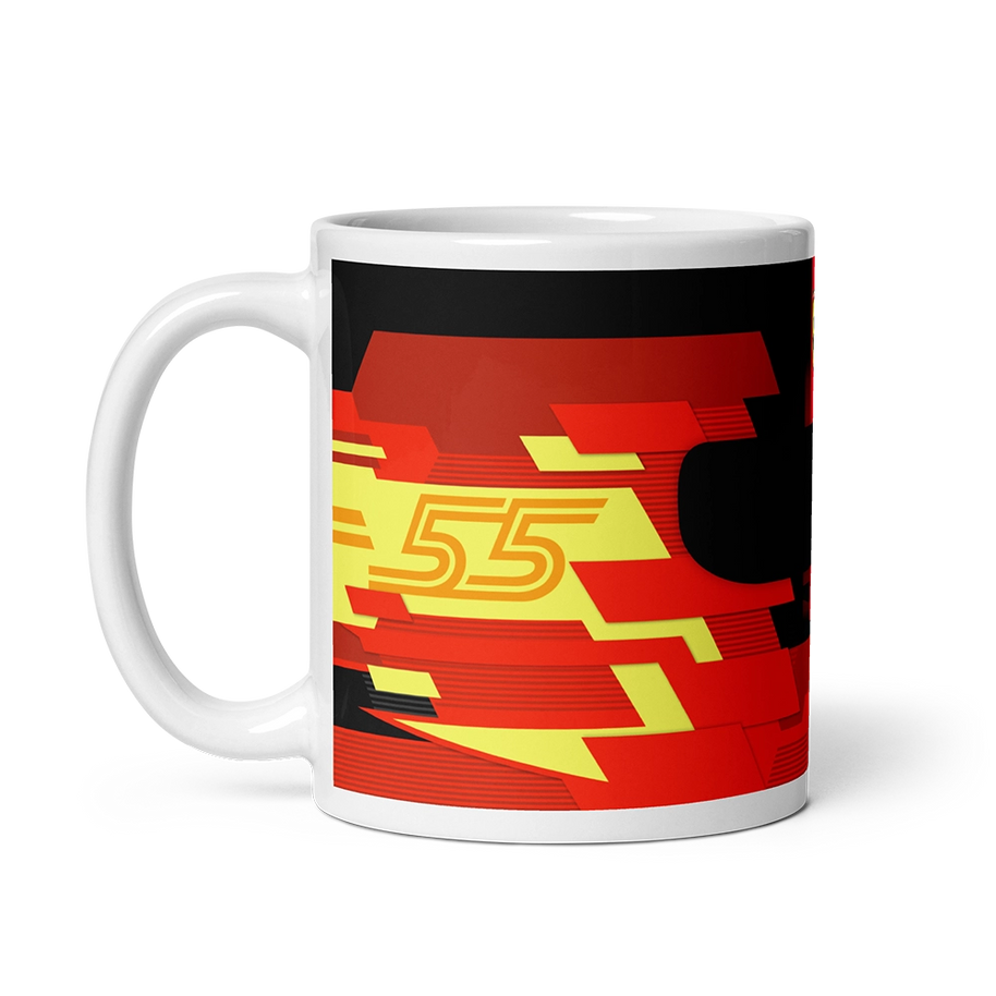 Carlos Sainz Ferrari 2024 F1 Helmet Mug