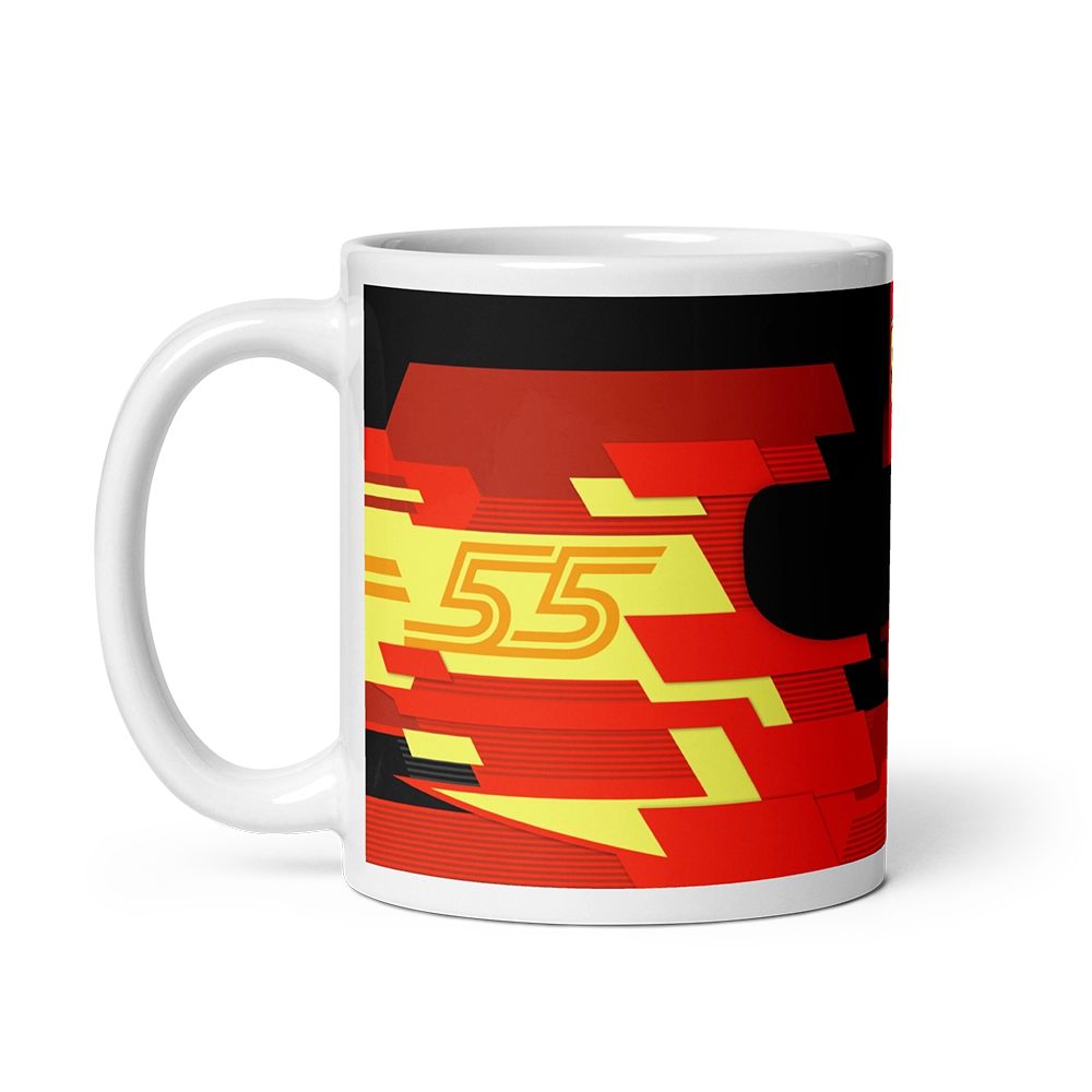 Carlos Sainz Ferrari 2024 F1 Helmet Mug