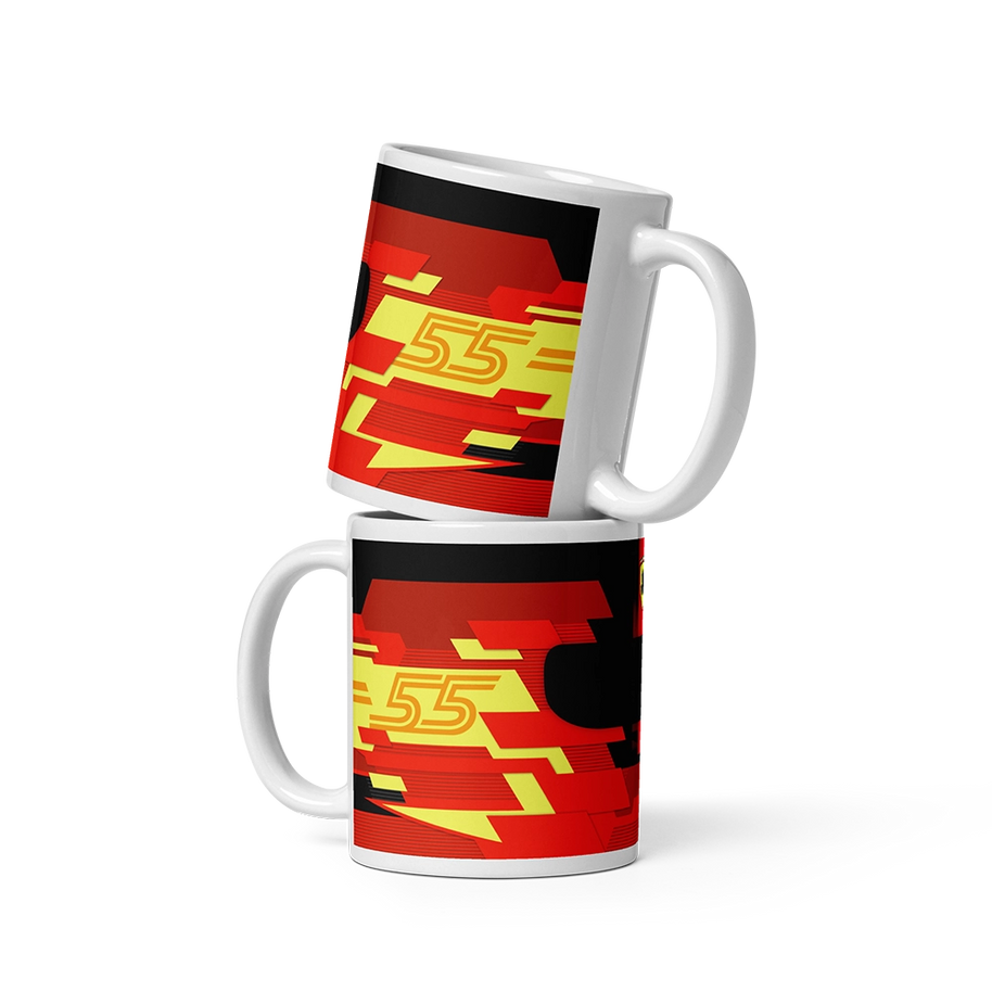 Carlos Sainz Ferrari 2024 F1 Helmet Mug