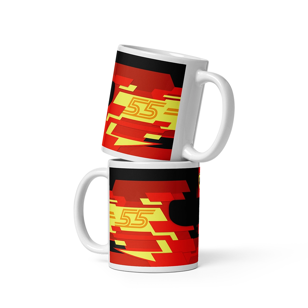 Carlos Sainz Ferrari 2024 F1 Helmet Mug