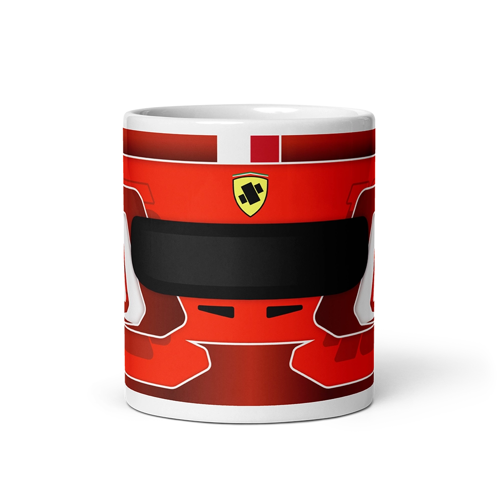 Charles Leclerc Ferrari 2024 F1 Helmet Mug