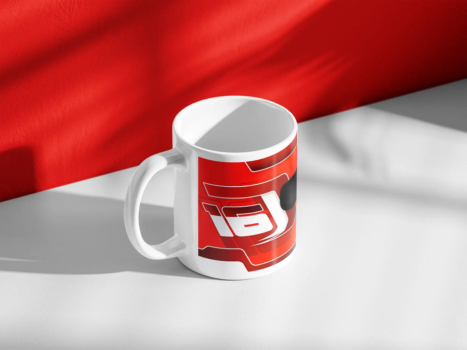 Charles Leclerc Ferrari 2024 F1 Helmet Mug