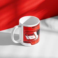 Charles Leclerc Ferrari 2024 F1 Helmet Mug