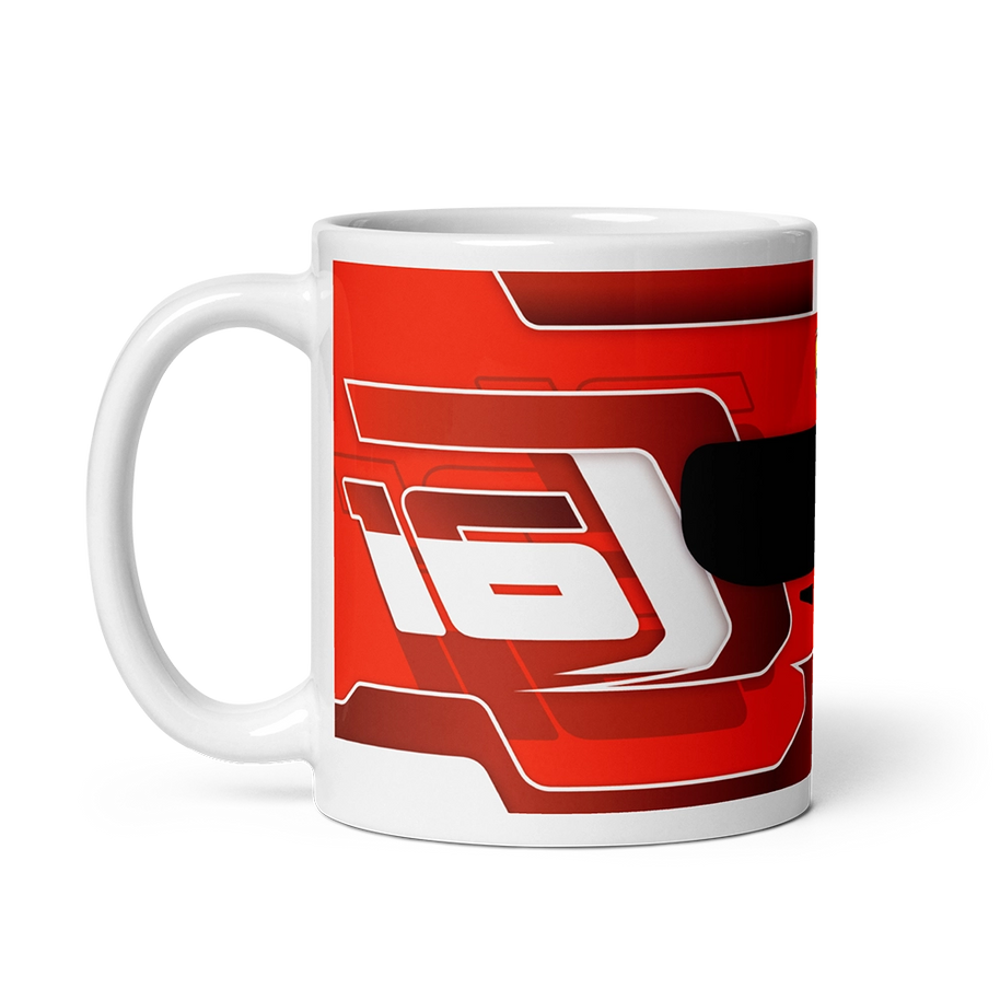 Charles Leclerc Ferrari 2024 F1 Helmet Mug
