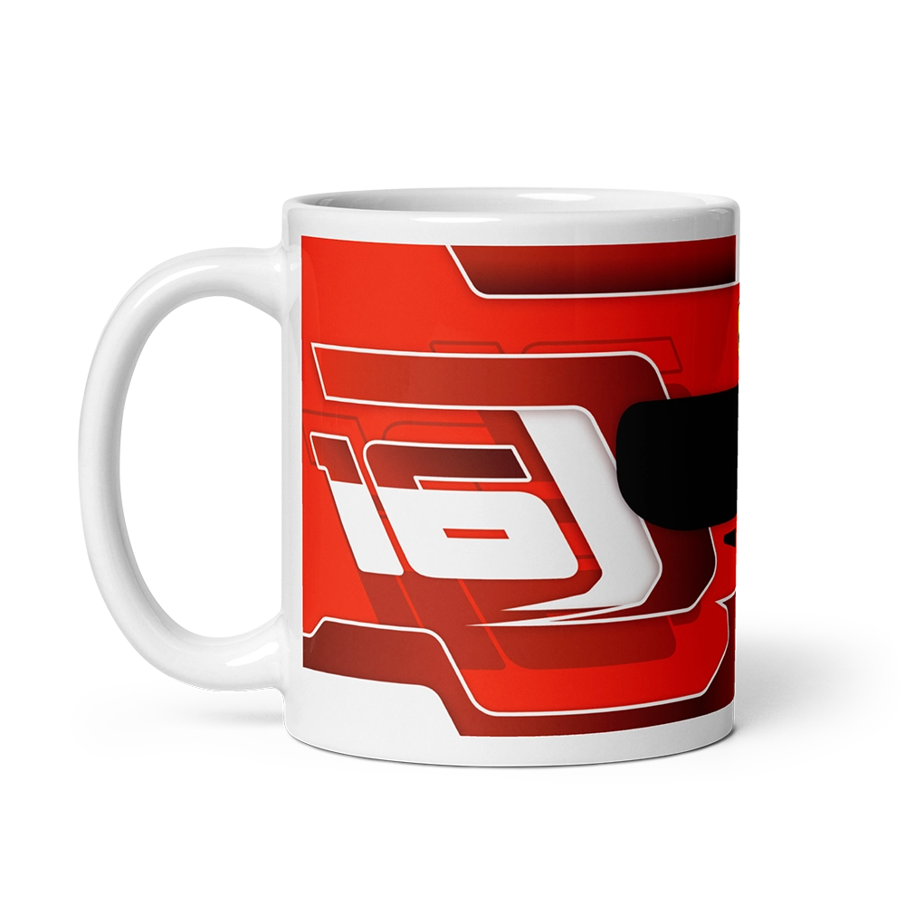 Charles Leclerc Ferrari 2024 F1 Helmet Mug