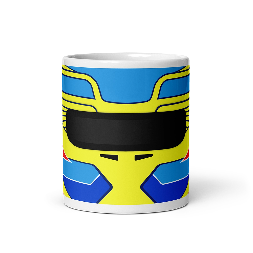 Fernando Alonso Aston Martin 2024 F1 Helmet Mug