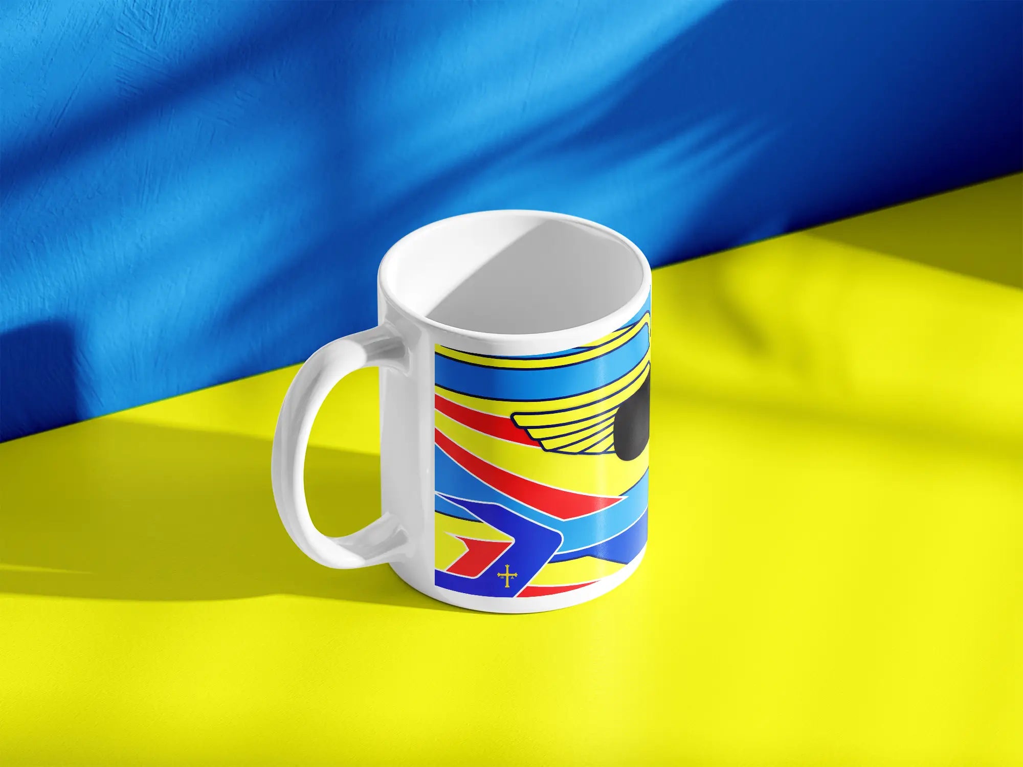 Fernando Alonso Aston Martin 2024 F1 Helmet Mug