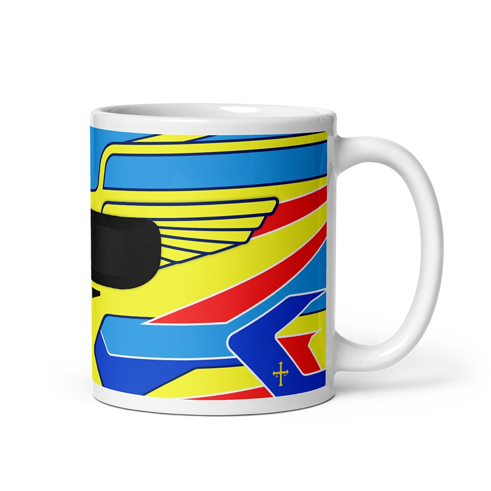 Fernando Alonso Aston Martin 2024 F1 Helmet Mug