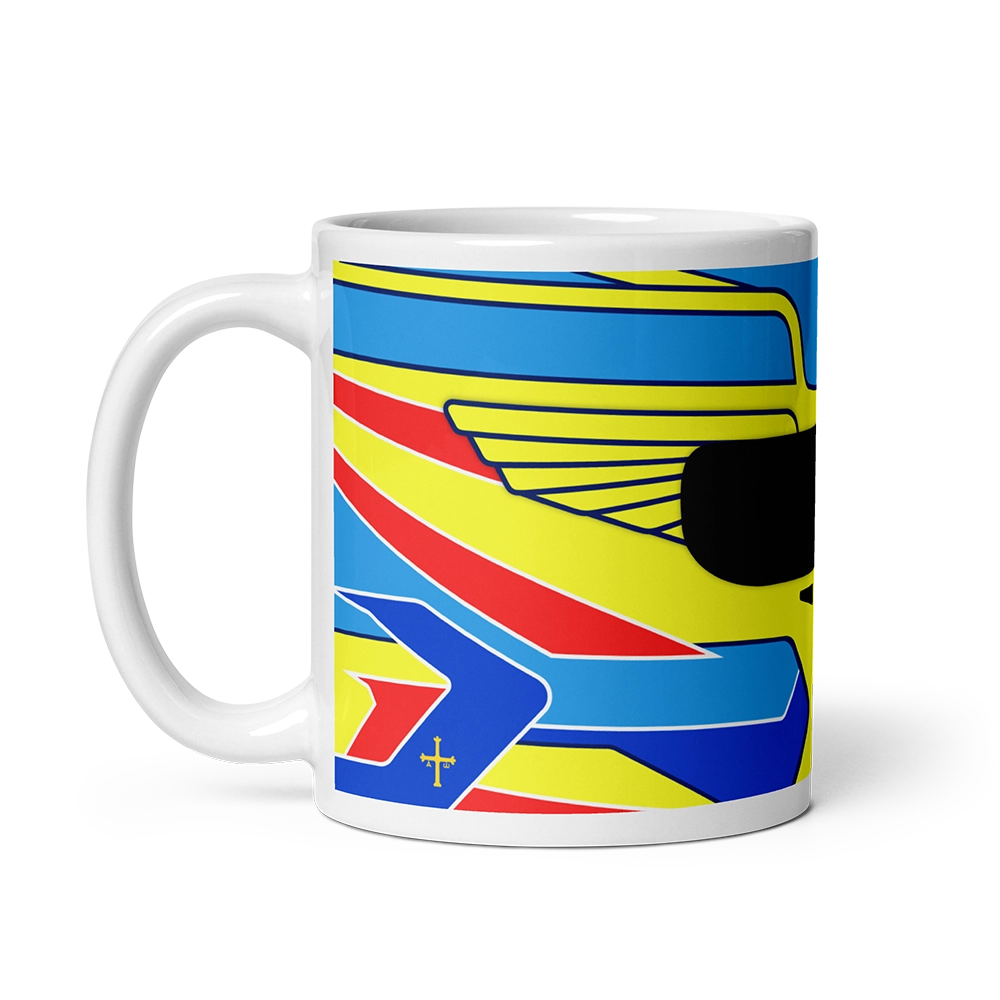 Fernando Alonso Aston Martin 2024 F1 Helmet Mug