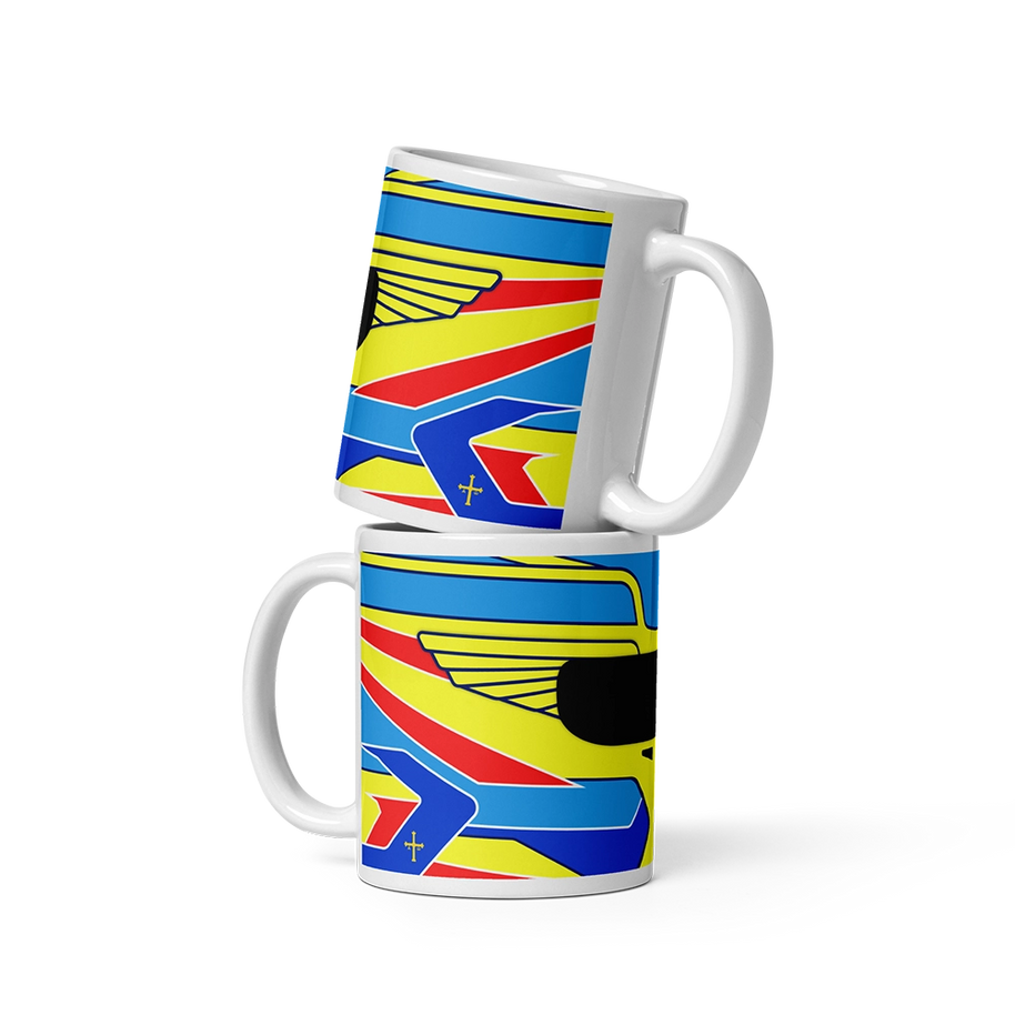 Fernando Alonso Aston Martin 2024 F1 Helmet Mug