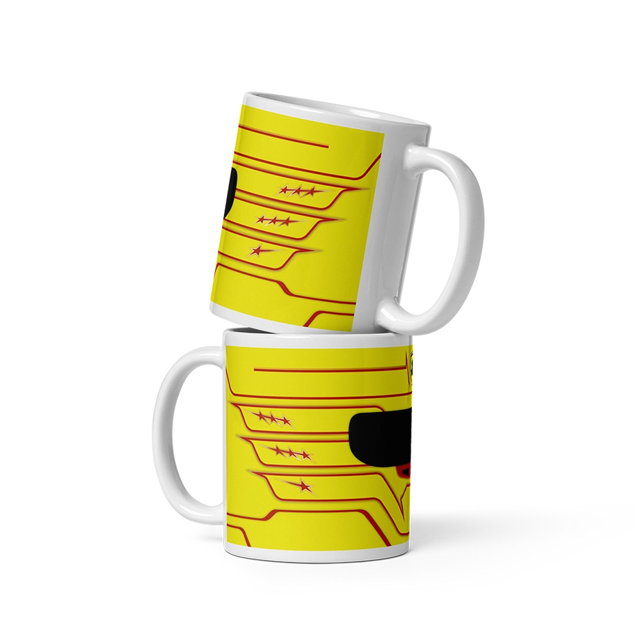 Lewis Hamilton Ferrari 2025 F1 Helmet Mug