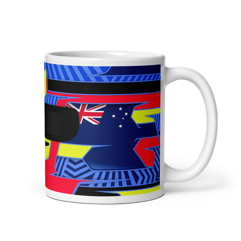 Oscar Piastri McLaren 2024 F1 Helmet Mug