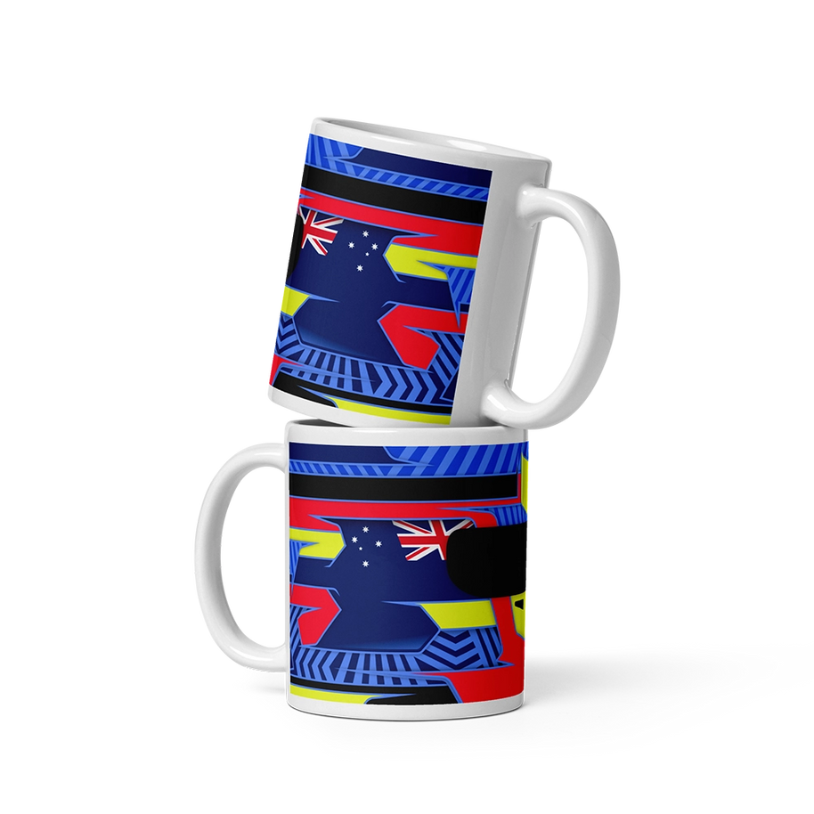 Oscar Piastri McLaren 2024 F1 Helmet Mug
