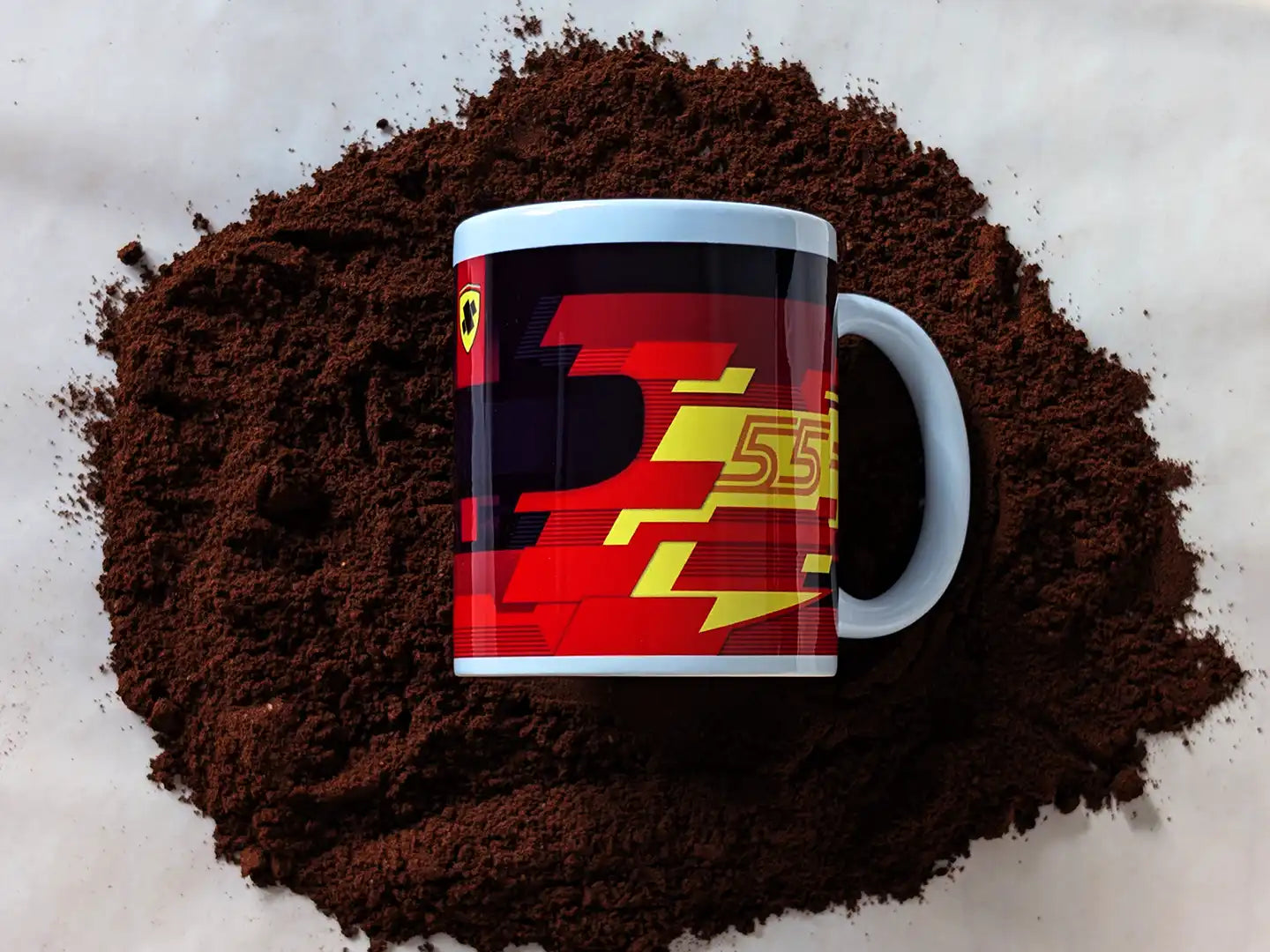 Carlos Sainz Ferrari 2024 F1 Helmet Mug