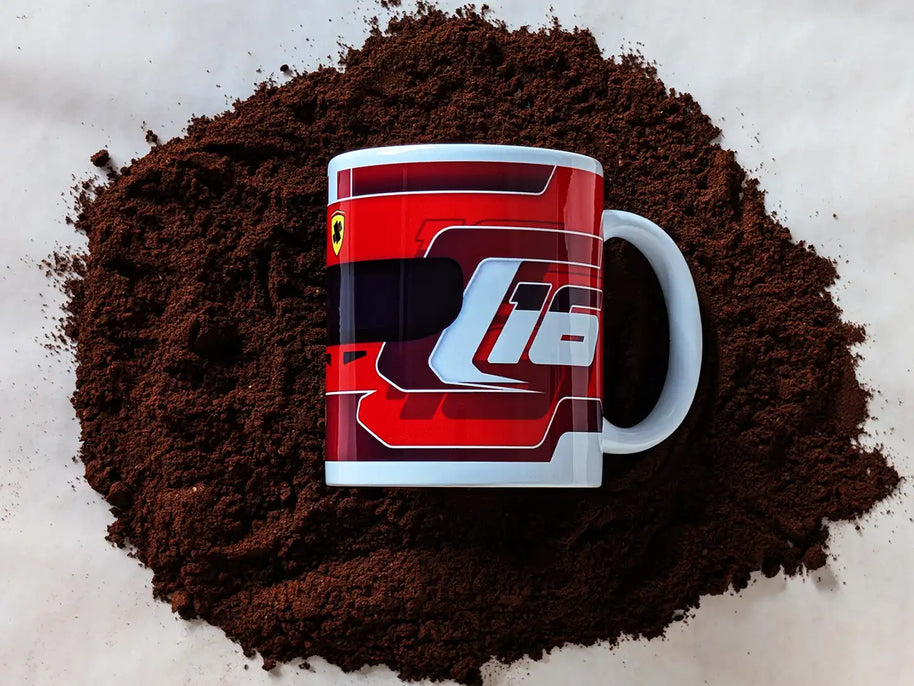 Charles Leclerc Ferrari 2024 F1 Helmet Mug