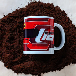 Charles Leclerc Ferrari 2024 F1 Helmet Mug